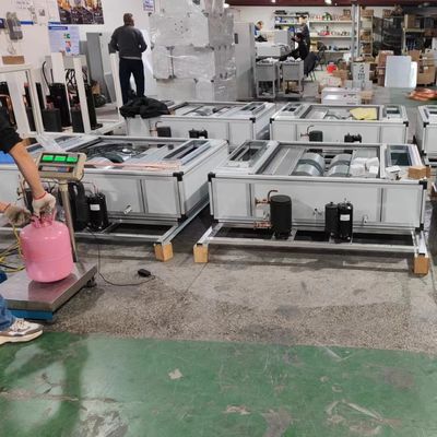 1-5HP スーパースリム 天井 吊り 水冷 DX 空気処理装置 空気浄化 HVAC 工業用