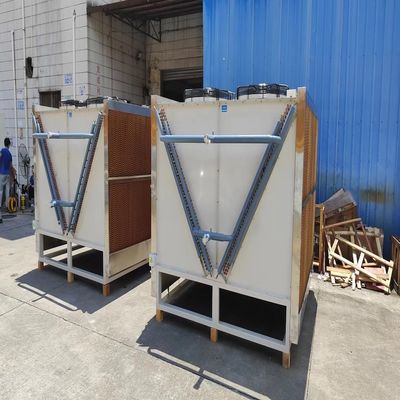 大型空気冷却冷却器 銅管 アルミニウムフィン 精製工場冷却用