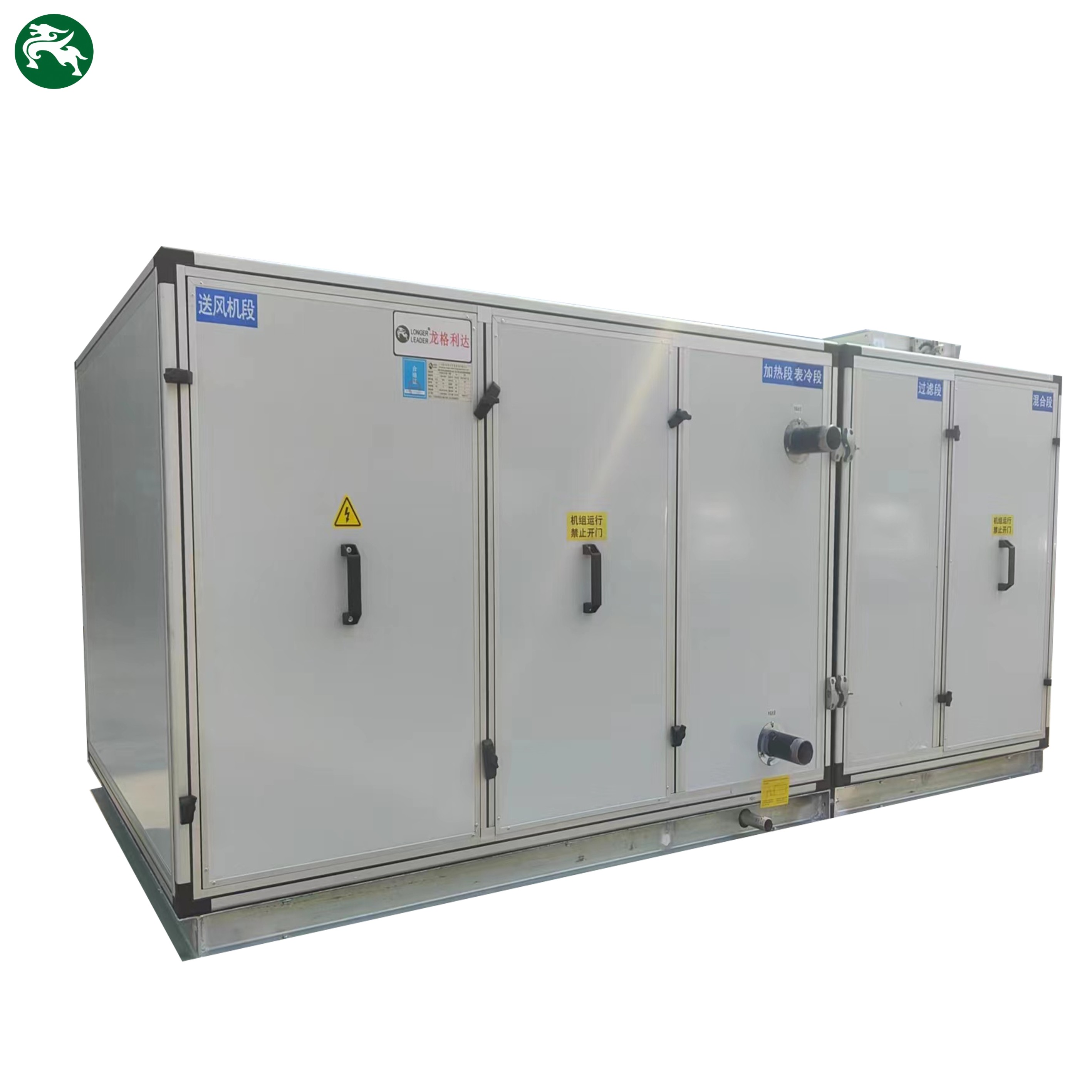 5000〜10000m3/H 産業用空気浄化 冷水空気キャビネット AHU ハンドリングユニット